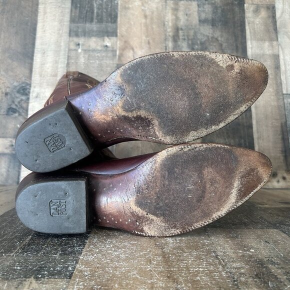 Dan Post 6614 Vintage Alligator Wingtip Western Cowboy Boots Mens 11.5 D - Picture 6 of 12